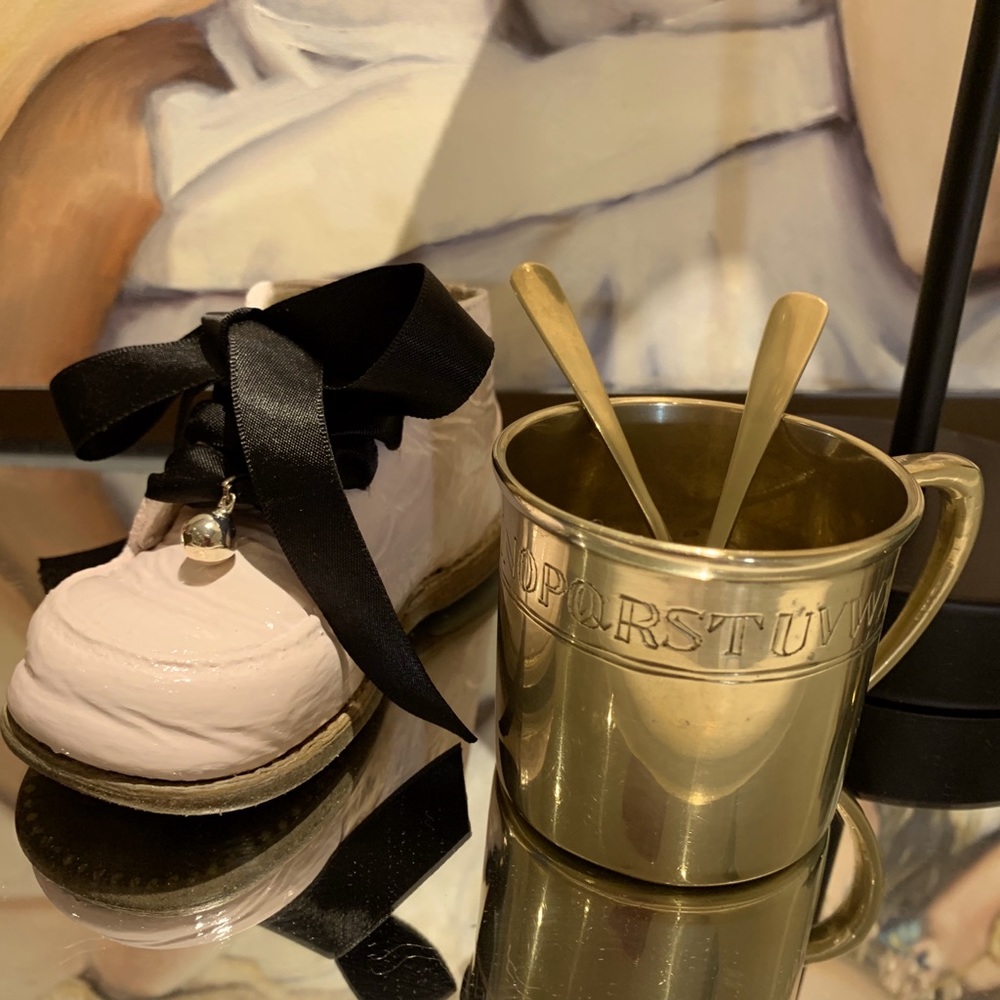 Vintage Brass baby Cup Set